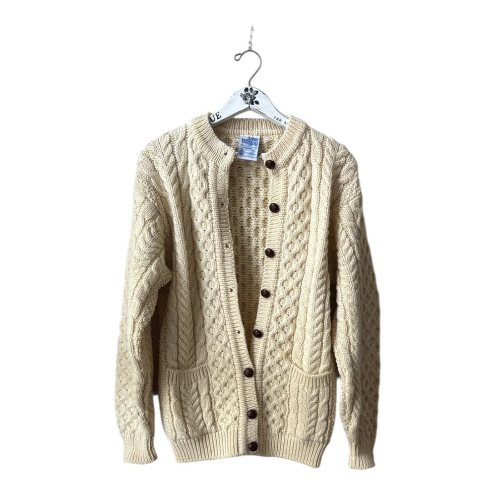 John Molloy Hand-Fashioned Irish Wool Cardigan Women’s XL (Estimated)